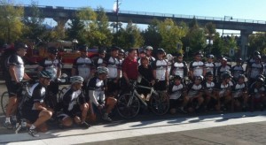 Surrey Fire Fighters - Ride For Community Health - kickoff (2)