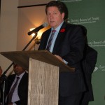 Mike Starchuk - Addressing the audience at the Surrey Board of Trade's All Candidates Meeting, at EagleQuest Golf Course in Surrey