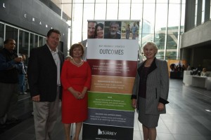 Mike Starchuk - with Linda Hepner & Barbara Steele, at Surrey First Seniors' Day Announcement - MikeStarchuk.com