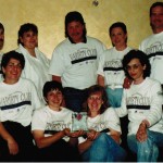 Mike Starchuk - with the other Variety Club Raquetball Tournament Organizers - 1997 - MikeStarchuk.com