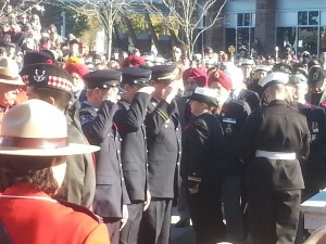 Honoured to be at the Cloverdale Cenotaph with Surrey Fire Fighter - Local1271 Brothers, for Remembrance Day
