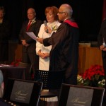 Linda Hepner taking the Oath of Office from Judge Gill - MikeStarchuk.com