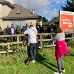 John Horgan, Mike Starchuk, with other NDP Candidates, three days before the Election - MikeStarchuk.com