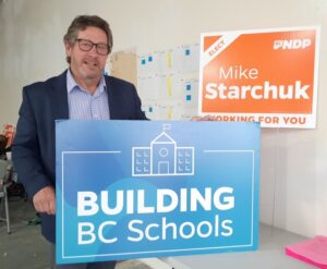 Mike Starchuk and the BC NDP, proud to be building needed BC schools - MikeStarchuk.com