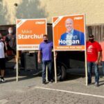 Part of the Surrey-Cloverdale NDP Sign Team - MikeStarchuk.com