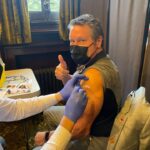 Mike Starchuk - Getting his Flu Vaccine shot - MikeStarchuk.com